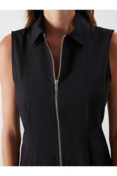 LC Waikiki Popelínové šaty s košilovým límečkem