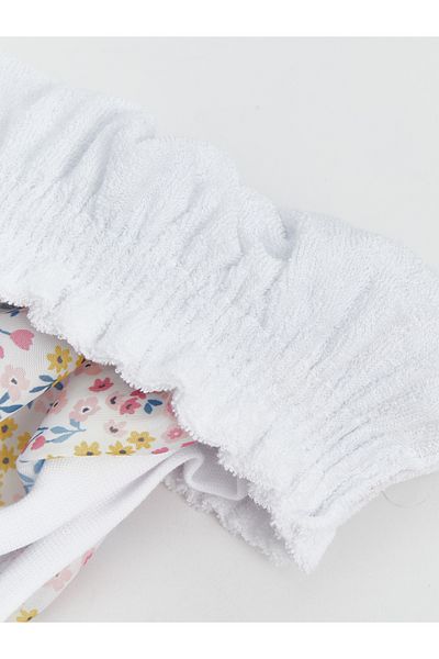 LC Waikiki Floral Baby Girl Training Panties with Elastic Waist