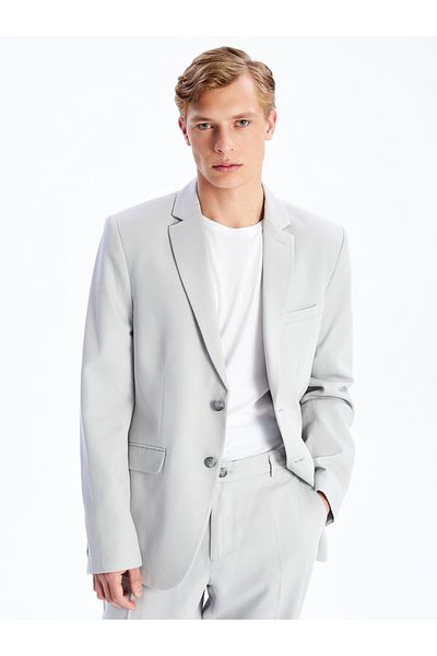 LC Waikiki Ανδρικό μπουφάν LCWAIKIKI Formal Slim Fit Λινό Μικτό Μπλέιζερ