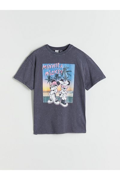 LC Waikiki Crew Neck Minnie Mouse Printed Girl's T-Shirt