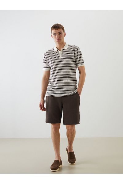 LC Waikiki Slim Fit Men's Shorts with Tie Waist Detail