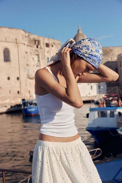 H&M Broderie anglaise skirt