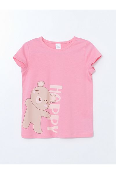 LC Waikiki Crew Neck Short Sleeve Girl's T-Shirt