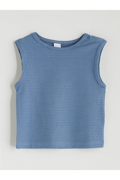 LC Waikiki Crew Neck Basic Baby Boy Undershirt, Pack of 2