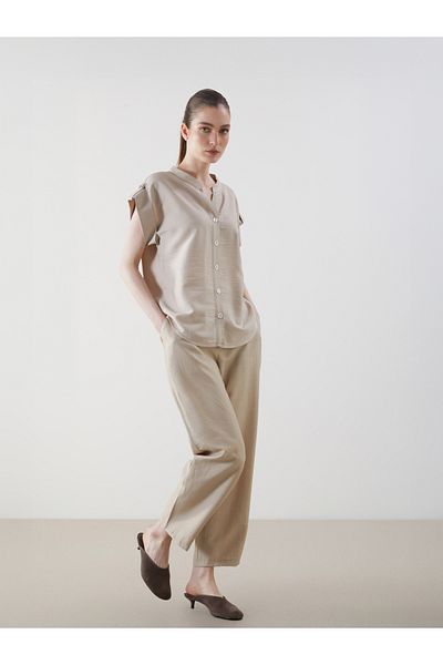 LC Waikiki Women's Trousers with Elastic Waist