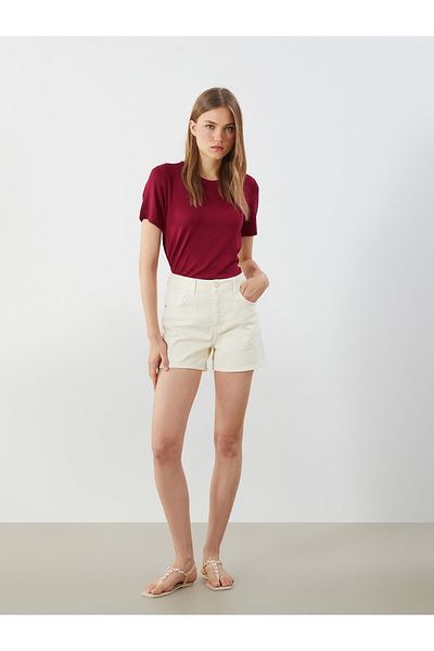 LC Waikiki Standard Fit Women's Jean Shorts