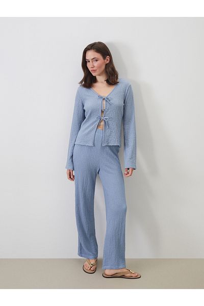 LC Waikiki Cardigan de damă texturat cu decolteu în V