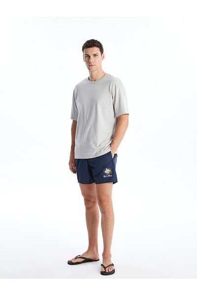LC Waikiki Kurze Herren-Badeshorts mit Rick und Morty Druck