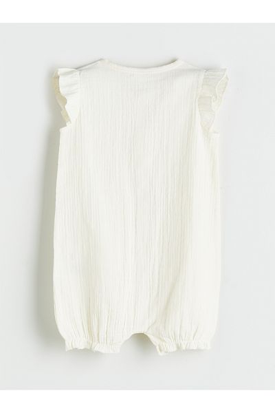 LC Waikiki Crew Neck Basic Baby Girl Jumpsuit