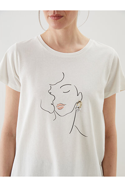 LC Waikiki Crew Neck Printed Women's T-Shirt