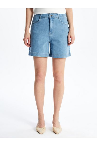 LC Waikiki Pantaloni scurti de jeans pentru femei Standard Fit
