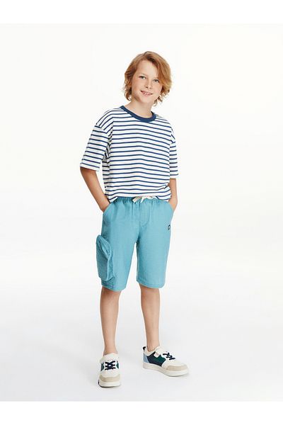 LC Waikiki Boys' Cargo Shorts with Elastic Waist