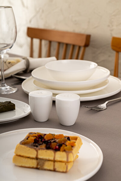 Emsan Alya Beyaz 53 Parça 12 Kişilik Yemek Takımı