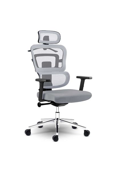 shumee Sofotel Nicea grey micro-mesh office chair