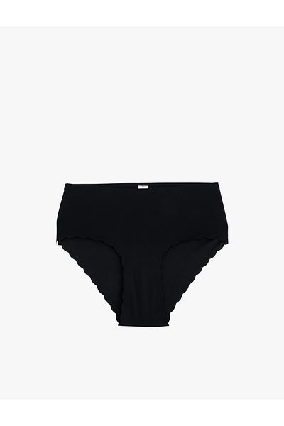 Koton Wrap the Body Lightweight Fabric High Waist Laser Cut Seamless Panties