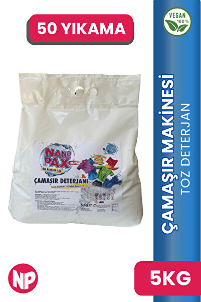 NanoPax ÇAMAŞIR MAKİNESİ TOZ DETERJANI 5 KG