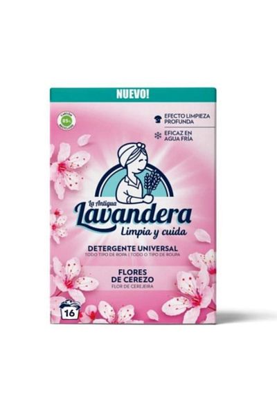 Lavandera Detergent pudra Lavandera Flori de Cires, 880gr 16 spalari