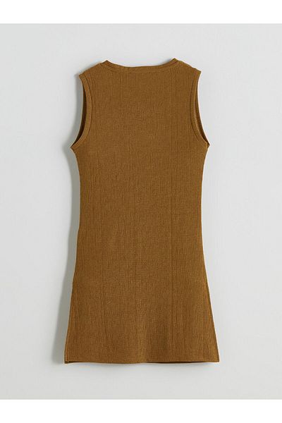 LC Waikiki New Season V-Neck Textured Women's Vest - S5Qj35Z8