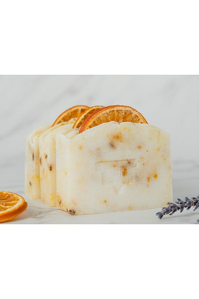 BeOne Cosmetics Dreamy Seville - handmade artisanal soap, 100% natural, orange, lavender and cedar aroma