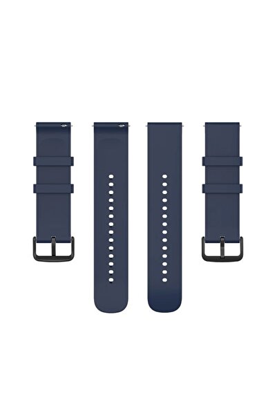 SKYDDAR INNOVATION Curea din silicon pentru Samsung Galaxy Watch 4/5/Active 2, Huawei Watch GT 3 /GT 3 Pro, W006 - Albastru marin