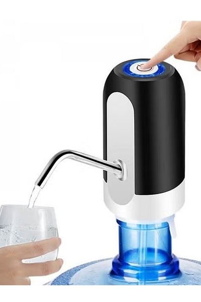 MACON Krawn KW-48702 Wireless Water Can Dispenser – USB Rechargeable Pump for 2–5 Gallon Bottles