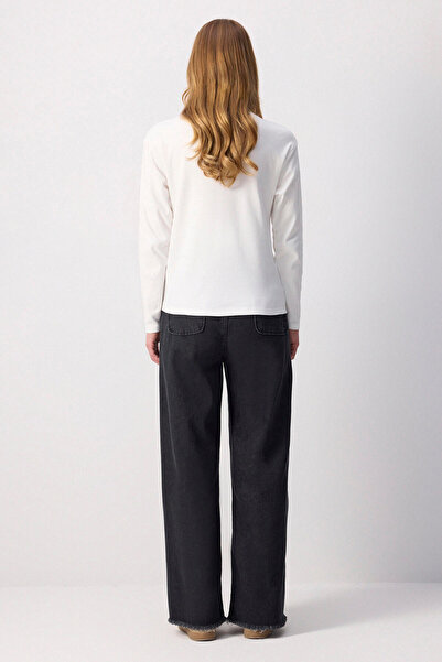 Touché Privé 100% Cotton Ribbed Collar T-Shirt