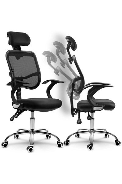 shumee Sofotel Ryga micro-mesh office chair black