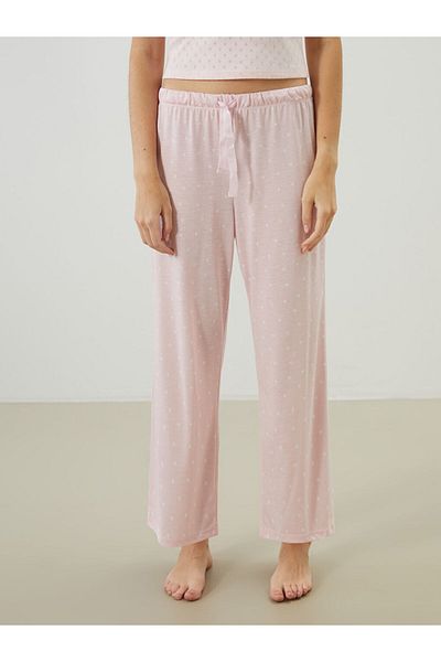 LC Waikiki Pijamale de damă cu buline cu talie elastică sezon nou - S5H975Z8