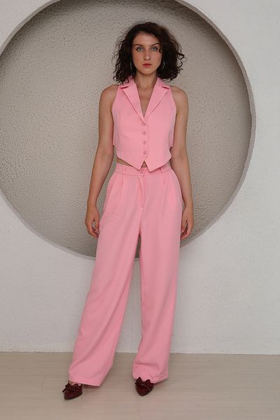 stcococix since 1990 Crop Blazer Vest and Trousers Suit