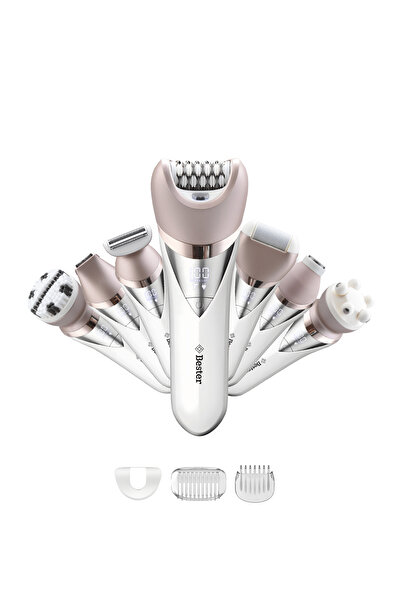 Bester EP7100 Şarjlı Epilatör – Sessiz, Güçlü Motorlu, Hassas Ciltler İçin Tüy Temizleyici