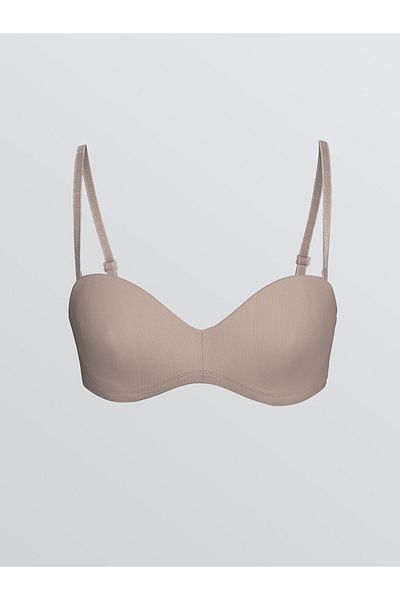 LC Waikiki Pink Underwire Unpadded Plain Strapless Bra