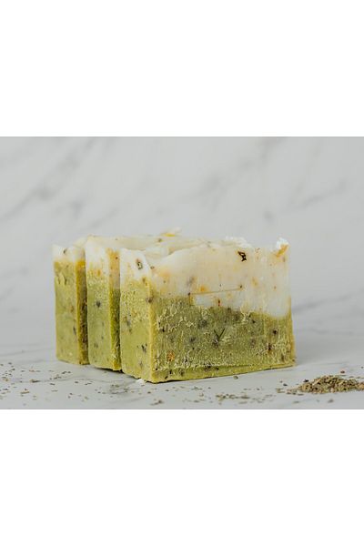 BeOne Cosmetics Dream Garden - handmade naturalartizanal soap, 100% natural, lime, busuioc and tangerine flavor