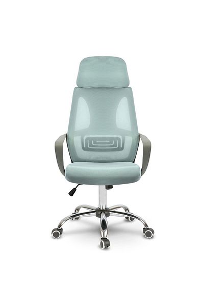 shumee Praga Micro Mesh Office Chair - Light Blue