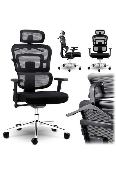 shumee Sofotel Nicea micro-mesh office chair black