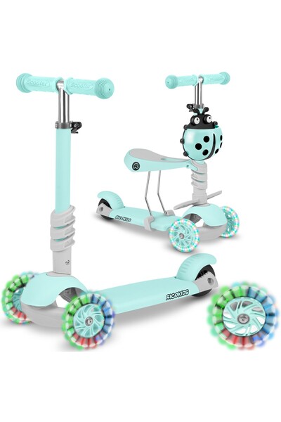 shumee Trotinetă cu 3 roți Ricokids Buggy - Verde Mentă