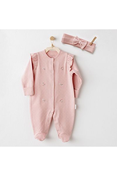 andywawa Baby Jumpsuit Set Romper Head Band Set Mon Petit Amour