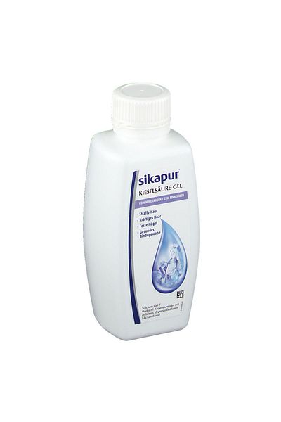 Hubner Silica Mineral Gel, Sikapur, Silicilic Acid, for Healthy Hair, Skin and Nails, 500ml