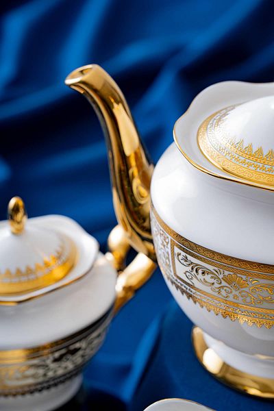 ACAR Anjelica 17 Piece Tea Set for 6 People