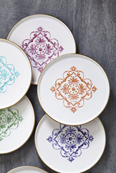 Fecra Miras 6 Piece Cake Plate Set