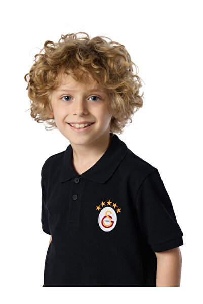GSStore Galatasaray 5 Yıldız Klasik Logo Polo Çocuk T-shirt C251403