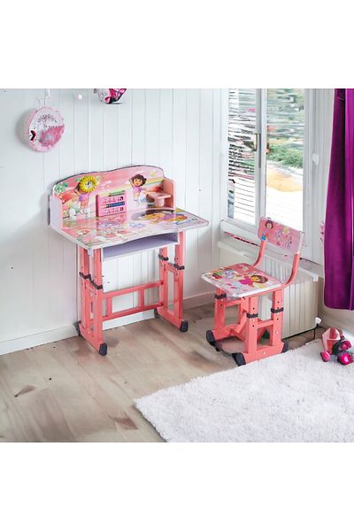 rexa Kids Learning Desk Chair Set Primary School Student Children Study Table and Chair