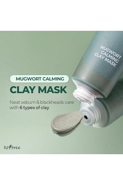 Isntree ISNTREE Real Wormwood Clay Mask, 3.38 fl oz