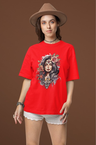 ArtYus Unisex Men/Women Amazon Women's Color Printed Oversize 100% Cotton T-Shirt