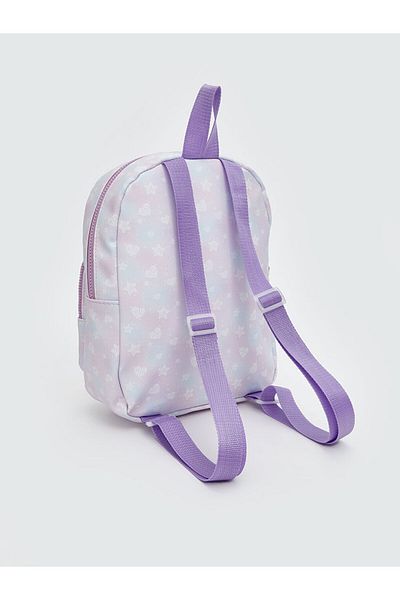 LC Waikiki Purple Pompom Detailed Girl's Backpack