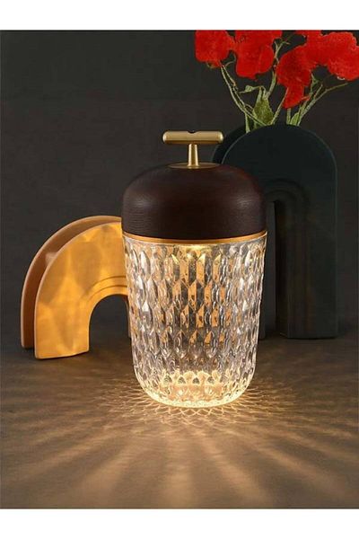 Siera Viola Gold Crystal Lampshade 2.5W T007