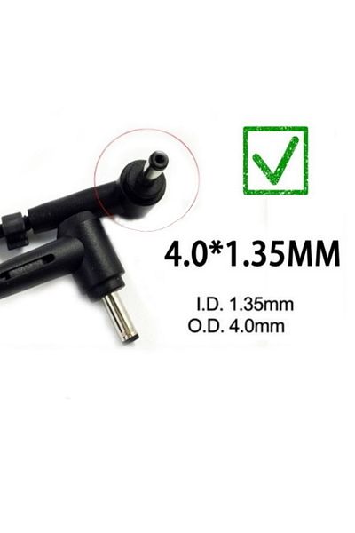 OEM Laptop charger compatible with Asus Zenbook UX305 45W 19V 2.37A, plug 4.0 mm x 1.35 mm