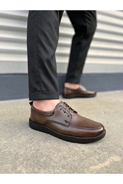 Joy Ayakkabı Jy0510 Clasica Lace-Up Skin Men's Casual Classic Shoes Cst - Brown