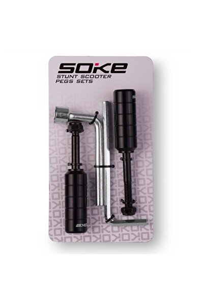 shumee Cuiere trotinetă negre 2 buc P1 + chei