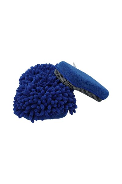 AUTOSMART 2-Piece Microfiber Washing Sponge for Powerful Scrubbing