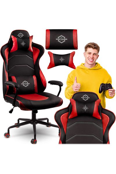 shumee Sofotel Katarina Gaming Chair - Red - 2590